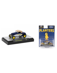 Coche Diecast 1932 Roadster M2 Azul y Blanco 1:64 Ed. Limitada