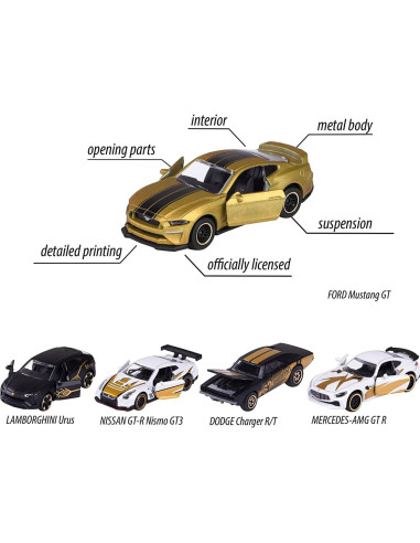 Set de Regalo Majorette Edición Limitada 5 Coches 1:64