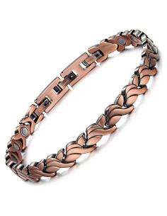 Pulsera Magnética de Cobre RainSo para Mujeres 99.9% Pura