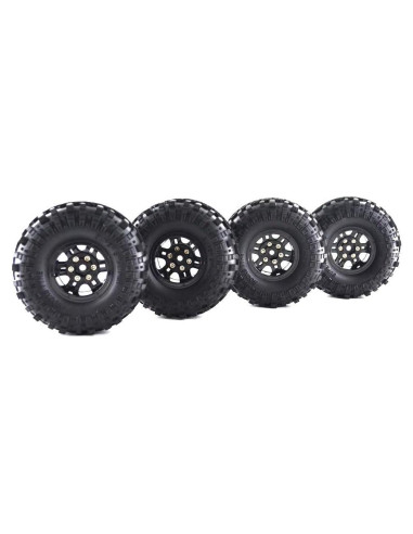 4 Sets Neumáticos y Ruedas 1.9" RC Crawler RCapture 1/10
