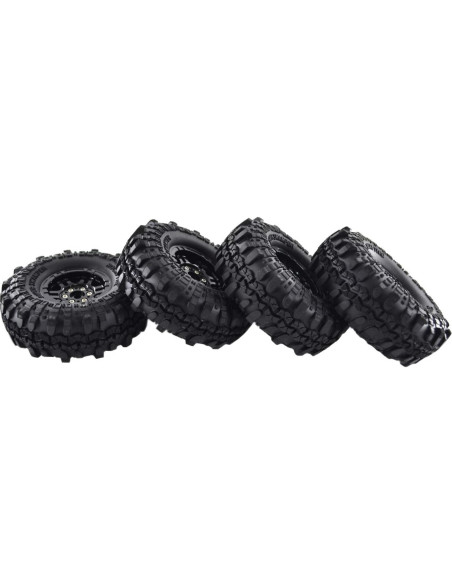 4 Sets Neumáticos y Ruedas 1.9" RC Crawler RCapture 1/10