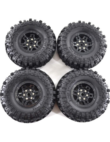 4 Sets Neumáticos y Ruedas 1.9" RC Crawler RCapture 1/10