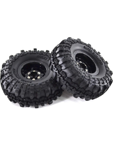 4 Sets Neumáticos y Ruedas 1.9" RC Crawler RCapture 1/10