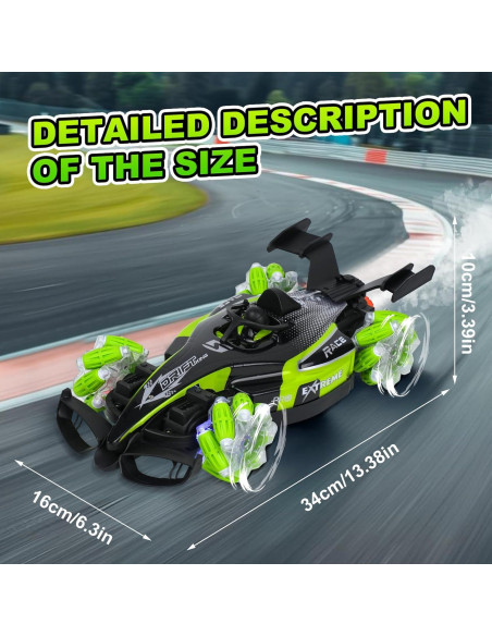 Coche RC Todo Terreno Glouslove 1:12 360 Acrobático Verde Coche RC Todo Terreno Glouslove 1:12 360 Acrobático Verde