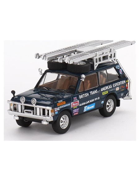Coche Diecast 1/64 True Scale Miniatures Azul 1971 Trans-América