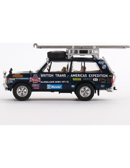 Coche Diecast 1/64 True Scale Miniatures Azul 1971 Trans-América