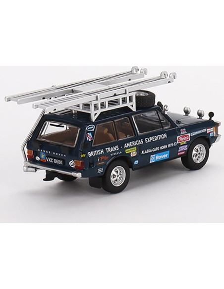 Coche Diecast 1/64 True Scale Miniatures Azul 1971 Trans-América