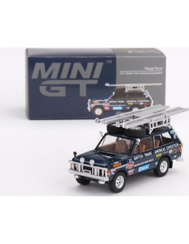 Coche Diecast 1/64 True Scale Miniatures Azul 1971 Trans-América