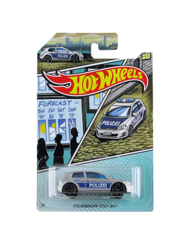 Hot Wheels Volkswagen Golf MK7 1:64 para coleccionistas y niños