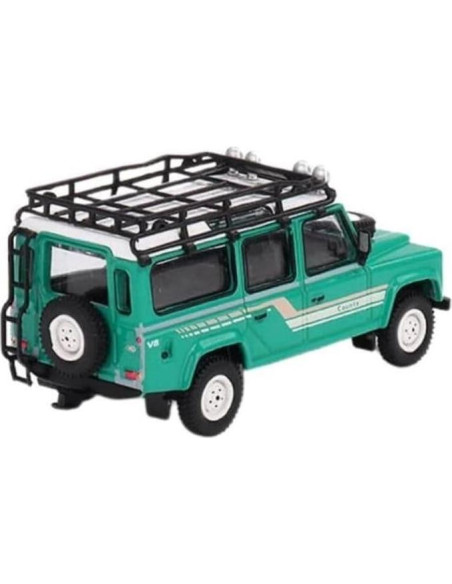 Modelo Diecast 1:64 Land Rover Defender 110 Verde Trident