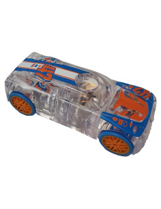 Coche de Carreras LED Naranja Skullduggery 12.7 cm para Niños