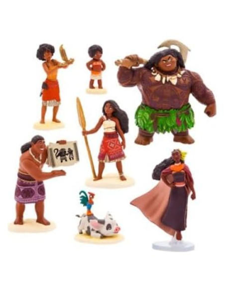 Juego de Figuras Deluxe Disney Moana 2 - 7 Personajes Juego de Figuras Deluxe Disney Moana 2 - 7 Personajes