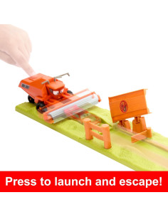 Set de Juego Mattel Cars Rayo McQueen y Frank 3 Vehículos 2