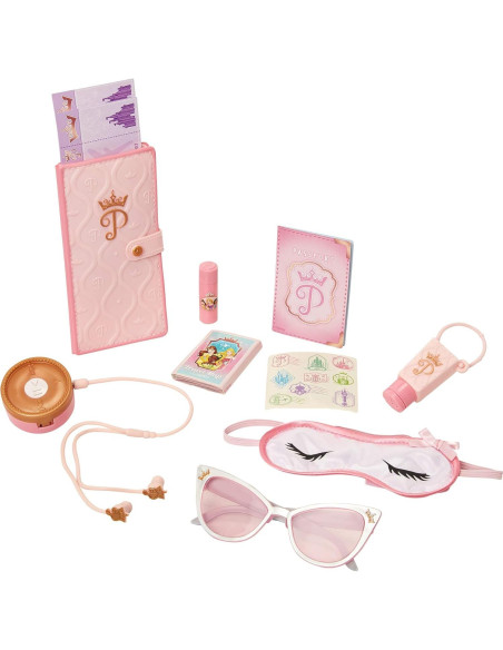 Juego de maleta de viaje Disney Princesa con 17 accesorios