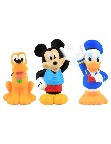 Juego de Juguetes de Baño Disney Mickey Mouse 3 Piezas