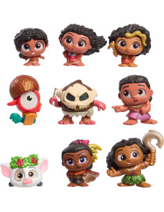 Figuras de Juguete Disney Doorables Moana 2 Just Play 9 Piezas 2