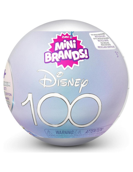 Mini Brands Disney 100 Cápsula Platino ZURU - Edición Limitada