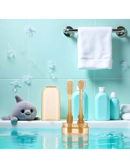 Cepillo de Dientes para Infantes JJLFresheners 360 Silicona