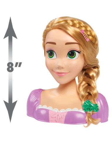 Cabeza de Estilo Rapunzel Disney Princess 20 cm 14 Accesorios