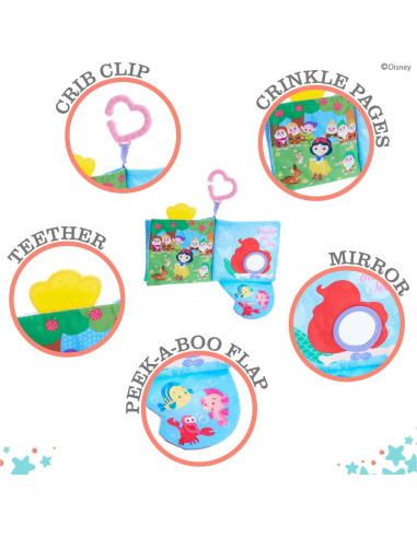 Libro Suave de Princesas Disney Kids Preferred - Juguete de Mordedor