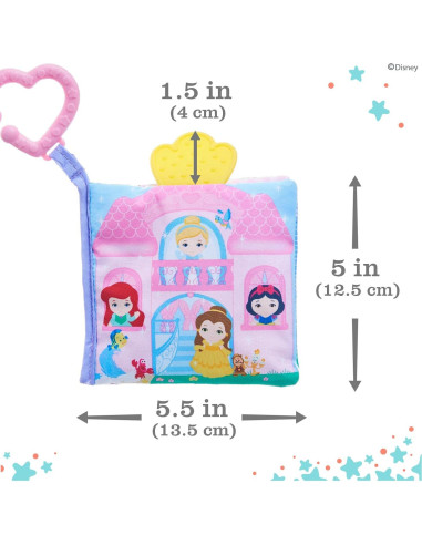 Libro Suave de Princesas Disney Kids Preferred - Juguete de Mordedor