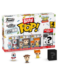 Funko Bitty Pop Toy Story 4PK - Forky, Woody, Gabby Gabby y figura misteriosa