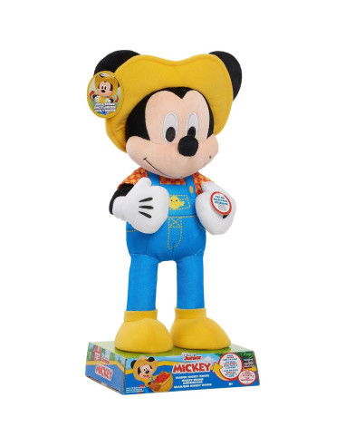 Peluche Interactivo Granjero Mickey Mouse Disney 30 cm