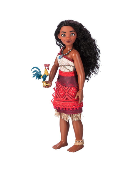 Muñeca Cantante Moana 2 Disney con Vestuario y Heihei