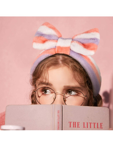 8 Bandas de Maquillaje para Spa 3 Nutrias - Microfibra Suave