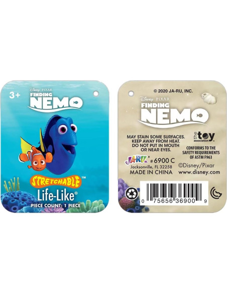 Figuras Estirables Disney JA-RU Nemo - Paquete de 6