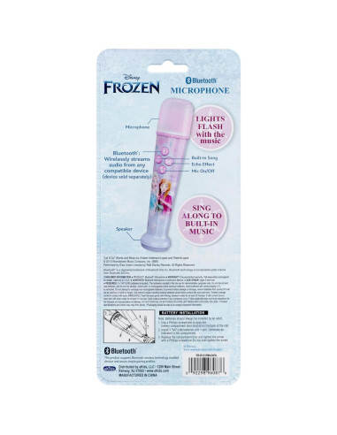 Micrófono de Karaoke eKids Frozen Bluetooth para Niños