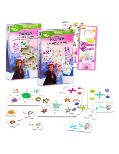 Rompecabezas Educativos Disney Frozen para Niños 3+ Años