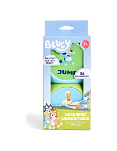 Juego de Dados Wackadoo Bluey - Diversión Familiar 36 Combinaciones
