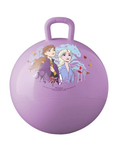 Pelota Saltarina Disney Frozen 38 cm con Mango y Calcomanías 2