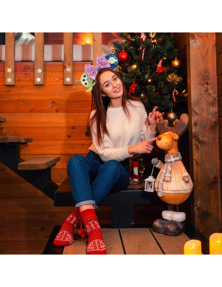 Diadema de orejas de ratón Toy Story con moño alienígena