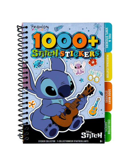 Libro de Stickers Disney Stitch Fashion Angels - 1000 Stickers