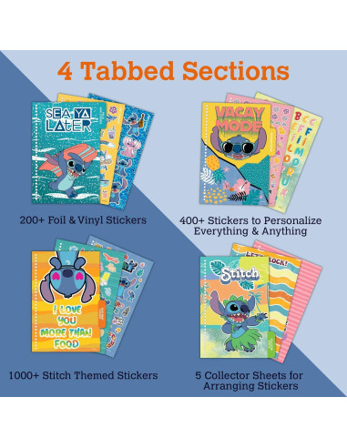 Libro de Stickers Disney Stitch Fashion Angels - 1000 Stickers