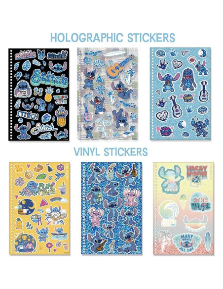 Libro de Stickers Disney Stitch Fashion Angels - 1000 Stickers