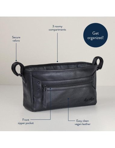 Caddy Organizador para Carro Itzy Ritzy Negro con Bolsillos