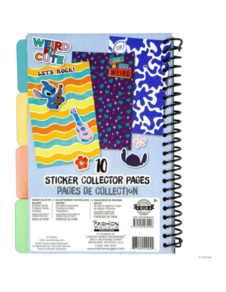 Libro de Stickers Disney Stitch Fashion Angels - 1000 Stickers