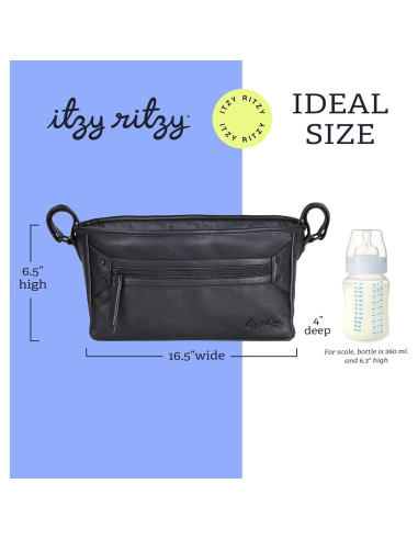 Caddy Organizador para Carro Itzy Ritzy Negro con Bolsillos