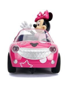 Coche RC Minnie Mouse Jada Toys 19cm Rosa para Niños 2