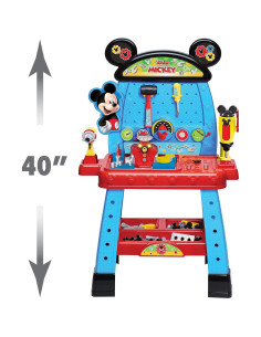 Banco de Trabajo Mickey Mouse Just Play 43 Piezas 101,6 cm 2