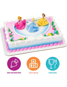 Adorno para Pastel DecoSet Princesa Disney 3 Piezas 2