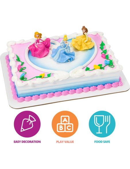 Adorno para Pastel DecoSet Princesa Disney 3 Piezas