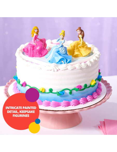 Adorno para Pastel DecoSet Princesa Disney 3 Piezas