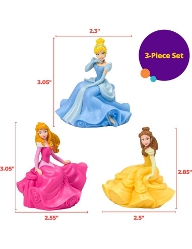 Adorno para Pastel DecoSet Princesa Disney 3 Piezas