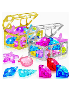 Set de Juguetes de Buceo MGparty 24 Gemas Coloridas con Caja