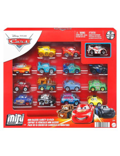 Vehículos Mini Disney Pixar Cars - Paquete de 15