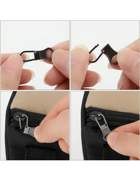 10 Piezas Tiradores de Cremallera Desmontables Ouligay